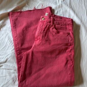 Kut from the Kloth High Rise Jeans in Pink